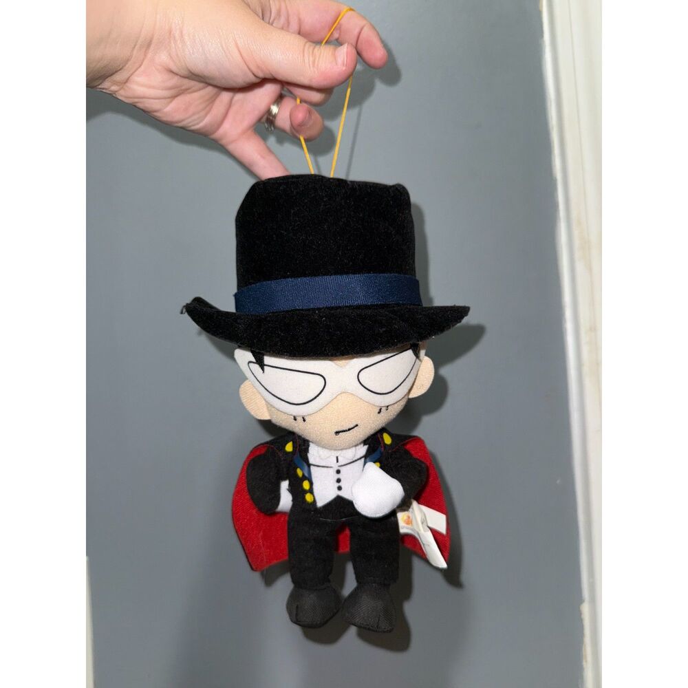 Sailor Moon Tuxedo Mask 9 Inch Plushie | No Tag | Anime Stuffie